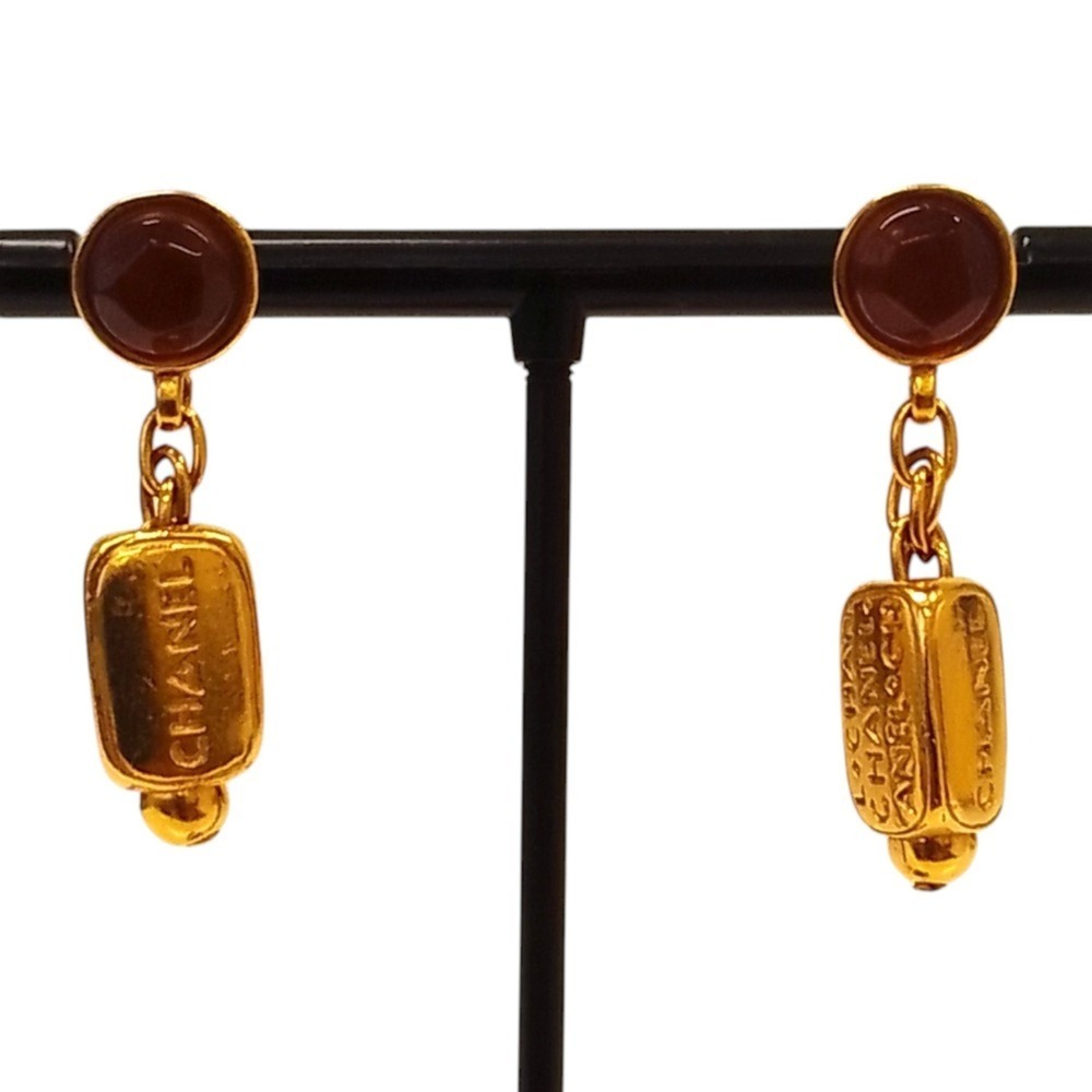 CHANEL Vintage Gold Earrings